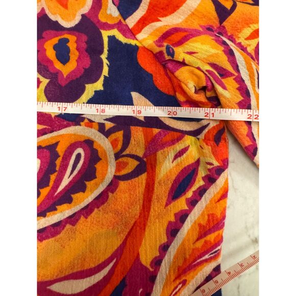 Soft Surroundings Multicolor Blouse • Layered Look • Bright & Artsy Vacation - Picture 8 of 9